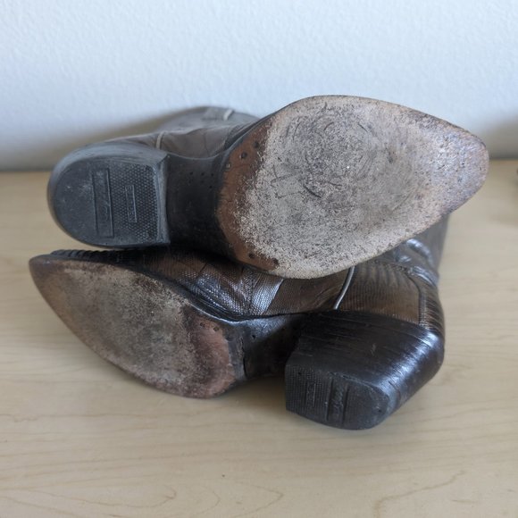 J Chisholm hand crafted 6M lizard boots - Picture 9 of 9